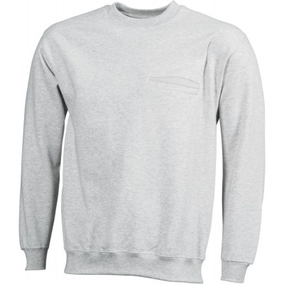 Felpe Men's Round Sweat Pocket colore ash taglia S