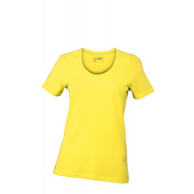 T-Shirt Ladies' Stretch Round-T colore yellow taglia S