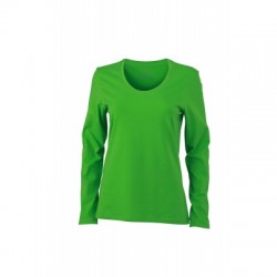 T-Shirt Ladies' Stretch Shirt Long-Sleeved 2