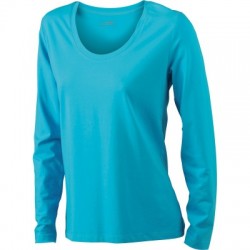 T-Shirt Ladies' Stretch Shirt Long-Sleeved 2