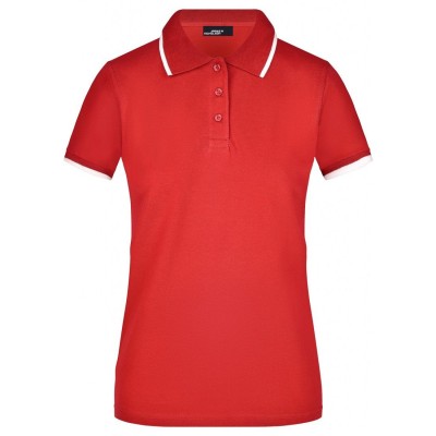 Polo Ladies' Polo Tipping colore red/white taglia S