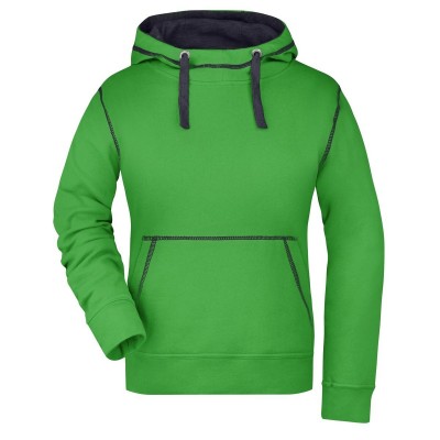 Felpe Ladies' Lifestyle Hoody colore green/navy taglia S