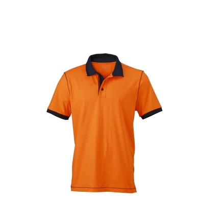 Polo Men's Urban Polo colore orange/navy taglia S