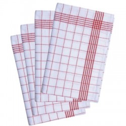 Ho.Re.Ca. Dishcloth colore Red taglia UNICA