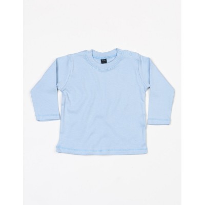 T-Shirt Baby Long Sleeve T colore dusty blue taglia 3/6
