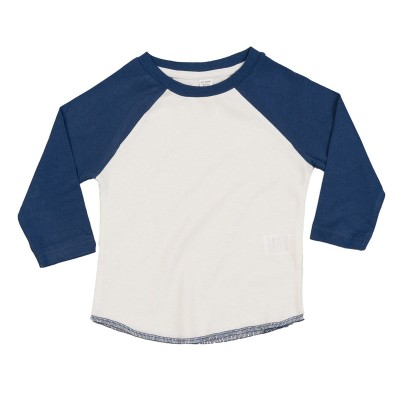 T-Shirt Baby Baseball T colore white/swiss navy taglia 6/12