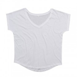 T-Shirt Women's Loose Fit V Neck T 2