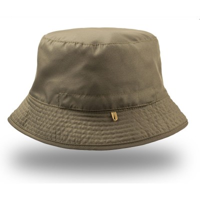 Cappelli Bucket Pocket colore olive-khaki taglia UNICA