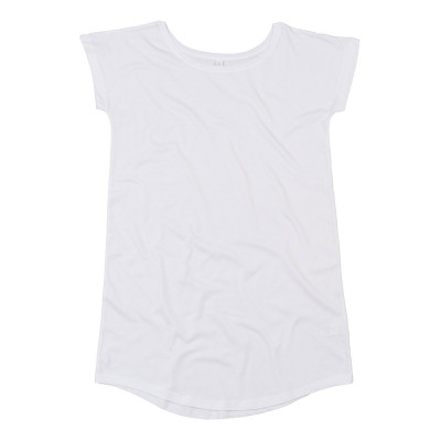 T-Shirt Women's Loose Fit T Dress colore white taglia S