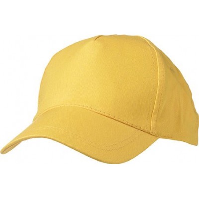 Cappelli 5 Panel Promo Cap Lightly Laminated colore gold-yellow taglia UNICA