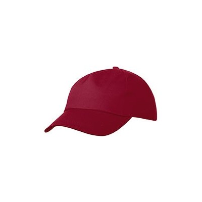 Cappelli 5 Panel Promo Cap Lightly Laminated colore wine taglia UNICA