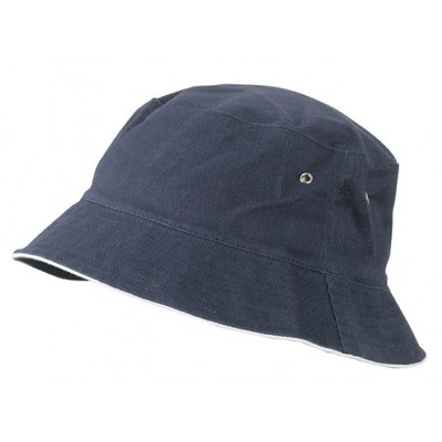 Cappelli Fisherman Piping Hat colore navy/white taglia S/M