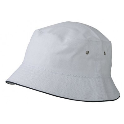 Cappelli Fisherman Piping Hat for Kids colore white/navy taglia UNICA