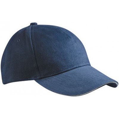 Cappelli 5 Panel Sandwich Cap colore navy/white taglia UNICA