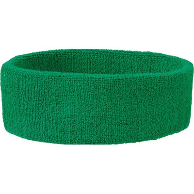 Spugna Terry Headband colore green taglia UNICA