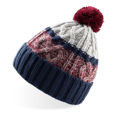 Cappelli Cool colore navy-bordeaux taglia UNICA