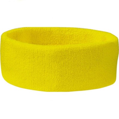 Spugna Terry Headband colore light-yellow taglia UNICA