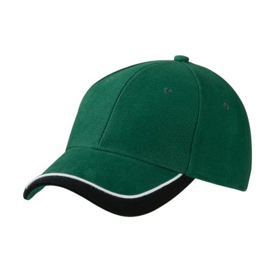Cappelli Half-Pipe Sandwich Cap colore dark-green/white/black taglia UNICA