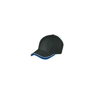 Cappelli Half-Pipe Sandwich Cap colore black/white/royal taglia UNICA