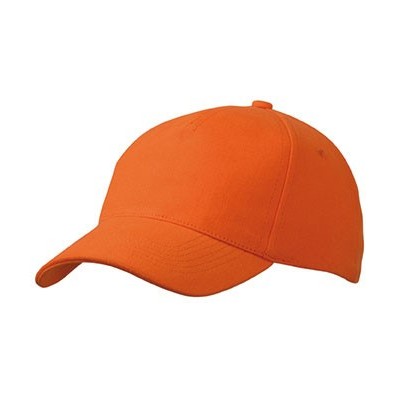 Cappelli 5 Panel Cap Heavy Cotton colore orange taglia UNICA
