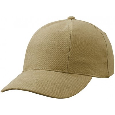 Cappelli Turned 6 Panel Cap Laminated colore dark-khaki taglia UNICA