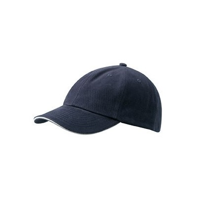 Cappelli 6 Panel Raver Sandwich Cap colore navy/white taglia UNICA