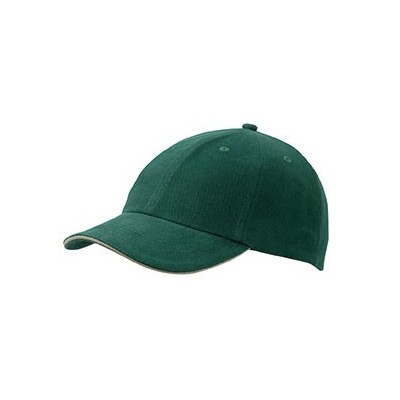 Cappelli 6 Panel Raver Sandwich Cap colore dark-green/beige taglia UNICA