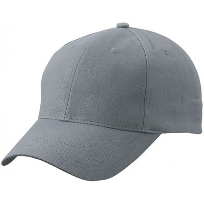 Cappelli Brushed 6 Panel Cap colore grey taglia UNICA