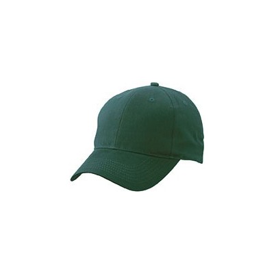 Cappelli Brushed 6 Panel Cap colore dark-green taglia UNICA