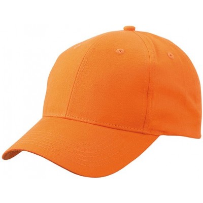Cappelli Brushed 6 Panel Cap colore orange taglia UNICA