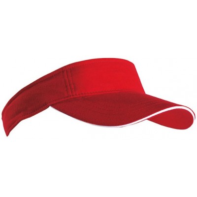 Cappelli Sandwich Sunvisor colore red/white taglia UNICA