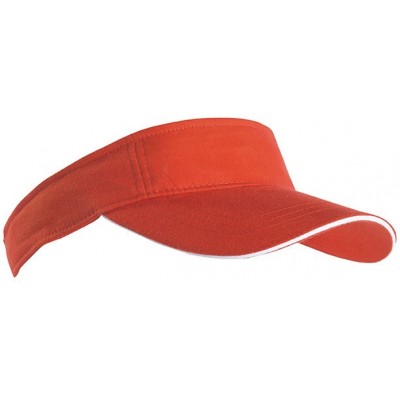 Cappelli Sandwich Sunvisor colore orange/white taglia UNICA