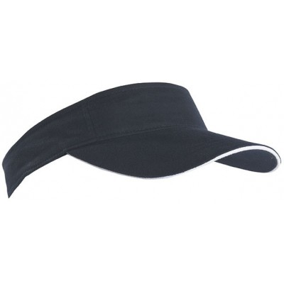 Cappelli Sandwich Sunvisor colore black/white taglia UNICA