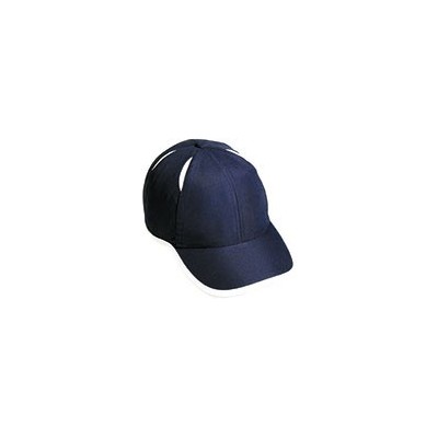 Cappelli 6 Panel Micro-Edge Sports Cap colore navy/white taglia UNICA