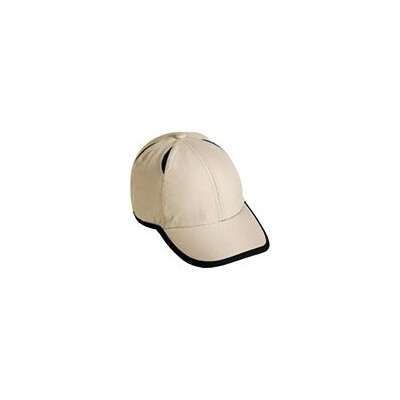 Cappelli 6 Panel Micro-Edge Sports Cap colore light-khaki/black taglia UNICA