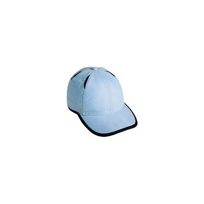 Cappelli 6 Panel Micro-Edge Sports Cap colore light-blue/navy taglia UNICA