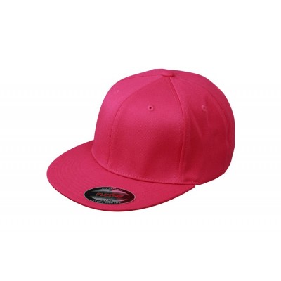 Cappelli Flexfit® Flat Peak Cap colore magenta taglia S/M