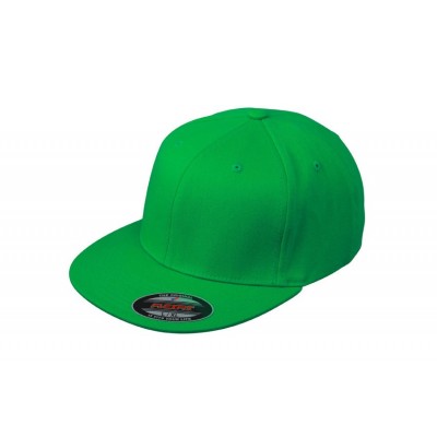 Cappelli Flexfit® Flat Peak Cap colore fern-green taglia S/M