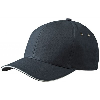 Cappelli Flexfit® Ripstop Sandwich Cap colore black/cream taglia L/XL