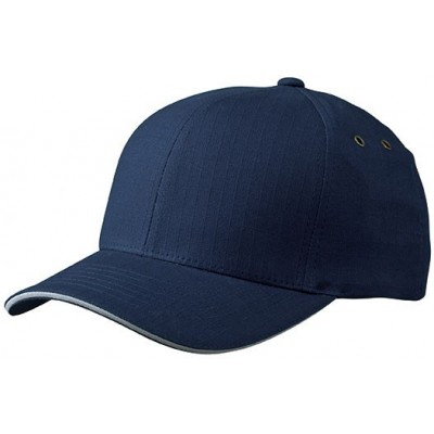 Cappelli Flexfit® Ripstop Sandwich Cap colore navy/silver taglia S/M