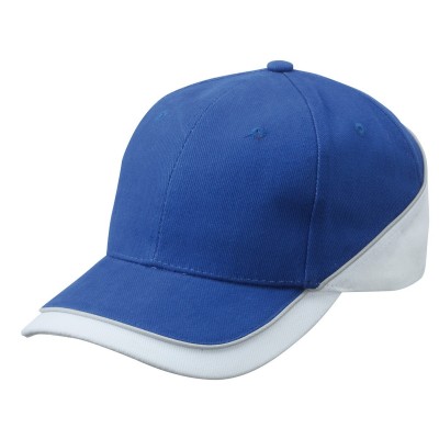 Cappelli 6 Panel Turbo Piping Cap colore royal/white/light-grey taglia UNICA