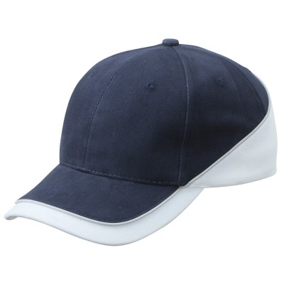 Cappelli 6 Panel Turbo Piping Cap colore navy/white/light-grey taglia UNICA