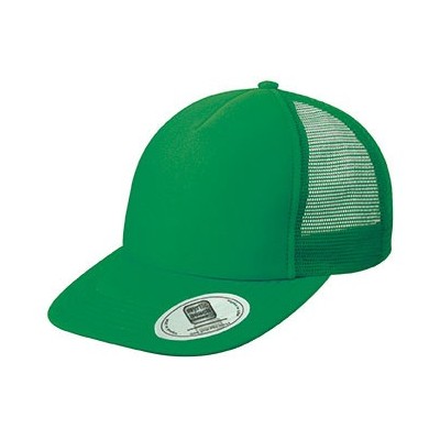 Cappelli 5 Panel Flat Peak Cap colore green taglia UNICA