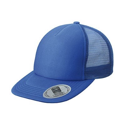 Cappelli 5 Panel Flat Peak Cap colore royal taglia UNICA