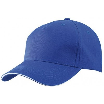 Cappelli 5 Panel Sandwich Cap colore royal/white taglia UNICA