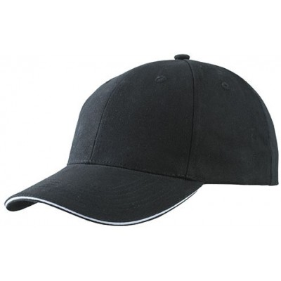 Cappelli Light Brushed Sandwich Cap colore black/white taglia UNICA