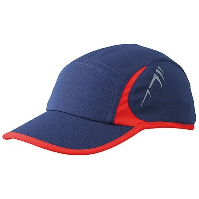 Cappelli Running 4 Panel Cap colore navy/red taglia UNICA
