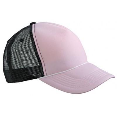 Cappelli 5 Panel Retro Mesh Cap colore baby-pink/black taglia UNICA