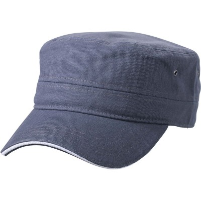 Cappelli Military Sandwich Cap colore anthracite/white taglia UNICA