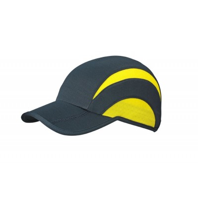 Cappelli 5 Panel Sports Cap colore iron-grey/lemon taglia UNICA